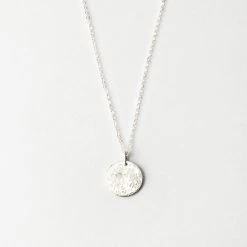 Luna Necklace -Gldn Shop LunaRealMoonNecklace Silver PLPMain