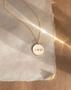 Personalized Marama Necklace -Gldn Shop MaramaCustomGoldPendantNecklace 3