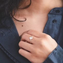 Marcie Oval Ring 12 Marcie Oval Ring -Gldn Shop MarcieInitialRing 6