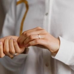 Marcie Oval Ring 15 Marcie Oval Ring -Gldn Shop MarcieInitialRing Hover