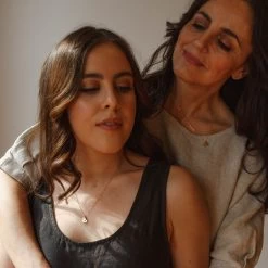 Maude Heart Necklace -Gldn Shop MaudeInitialHeartTagNecklace 4