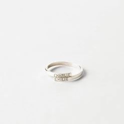 Memoire Ring -Gldn Shop MemoirePersonalizedNameRing Silver PLPMain