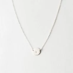 Mila Necklace 14 Mila Necklace -Gldn Shop MilaCustomInitialNecklace Silver PLPMain