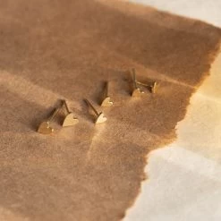 Heart Studs -Gldn Shop MiniGoldHeartStuds 3