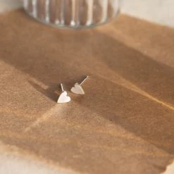 Heart Studs -Gldn Shop MiniGoldHeartStuds 7