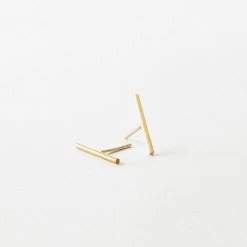 Staple Studs 9 Staple Studs -Gldn Shop MinimalWireBarStudsEarrings 2