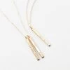 Miro Bar Necklace -Gldn Shop MiroPersonalizedBarNecklace GoldFill PLPMain