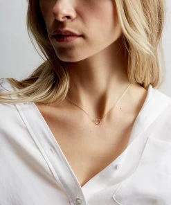 Mona Necklace -Gldn Shop MonaOpenCircleNecklace 4