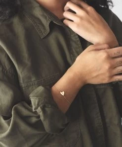 Myra Heart Bracelet -Gldn Shop MyraHeartInitialBracelet PLPHover