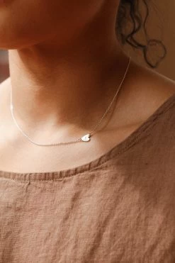 Myra Heart Necklace -Gldn Shop MyraPersonalizedHeartNecklace PLPHover