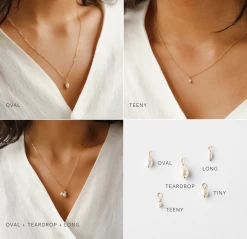 Mae Pearl Charm Necklace Kit 22 Mae Pearl Charm Necklace Kit -Gldn Shop Necklace4 up