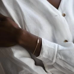 Ohana Bracelet - 14k Solid Gold 12 Ohana Bracelet - 14k Solid Gold -Gldn Shop OhanaPearlBracelet 4 ff191a4f 261a 4e90 b124 b5ff7b4426d8