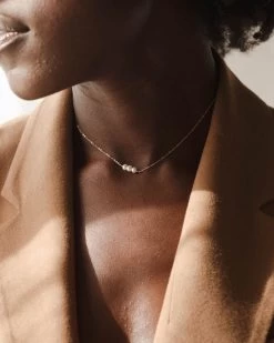 Harmony Necklace -Gldn Shop OhanaPearlRowNecklace 7