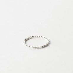 Orinoco Ring -Gldn Shop OrinoccoDaintyBeadedRing SterlingSilver PLPMain