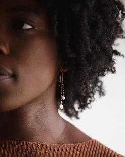 Sequana Earrings -Gldn Shop PearlDropEarrings PLPMain