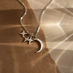 Moon & Stars Necklace -Gldn Shop PersonalizedMoon StarsNecklace 4 7e46d470 7155 4185 96b6 af7f0f84eb81