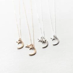 Moon & Stars Necklace -Gldn Shop PersonalizedMoon StarsNecklace 6 364db41e dd70 41e6 ac2e 272dabccbcd6