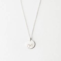 Pinky Swear Necklace -Gldn Shop PinkySwearNecklace Silver PLPMain