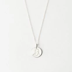 Poise Necklace -Gldn Shop PoiseNecklaceLaFemme Silver PLPMain