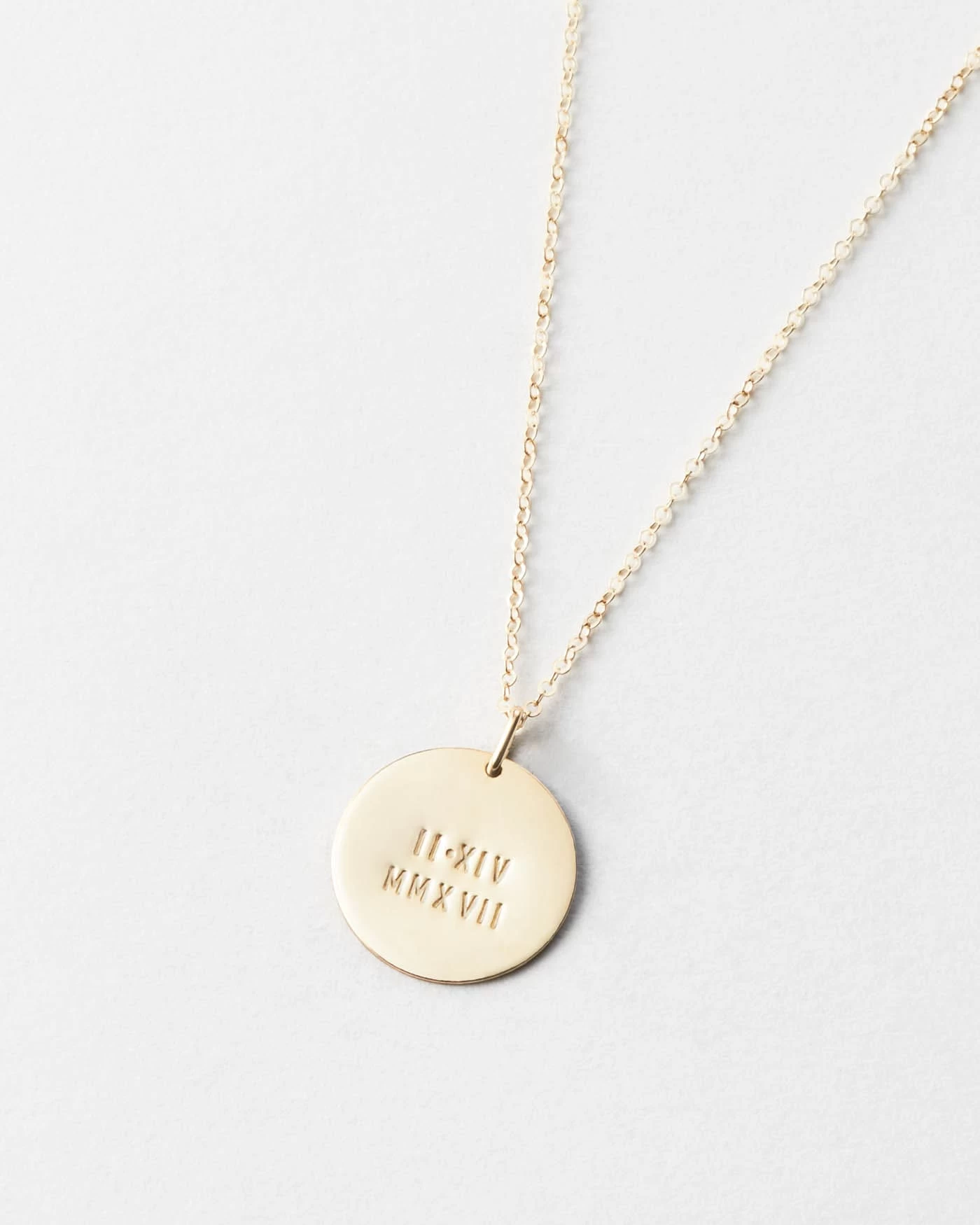 Numerals Disk Necklace 8 Numerals Disk Necklace - Image 6