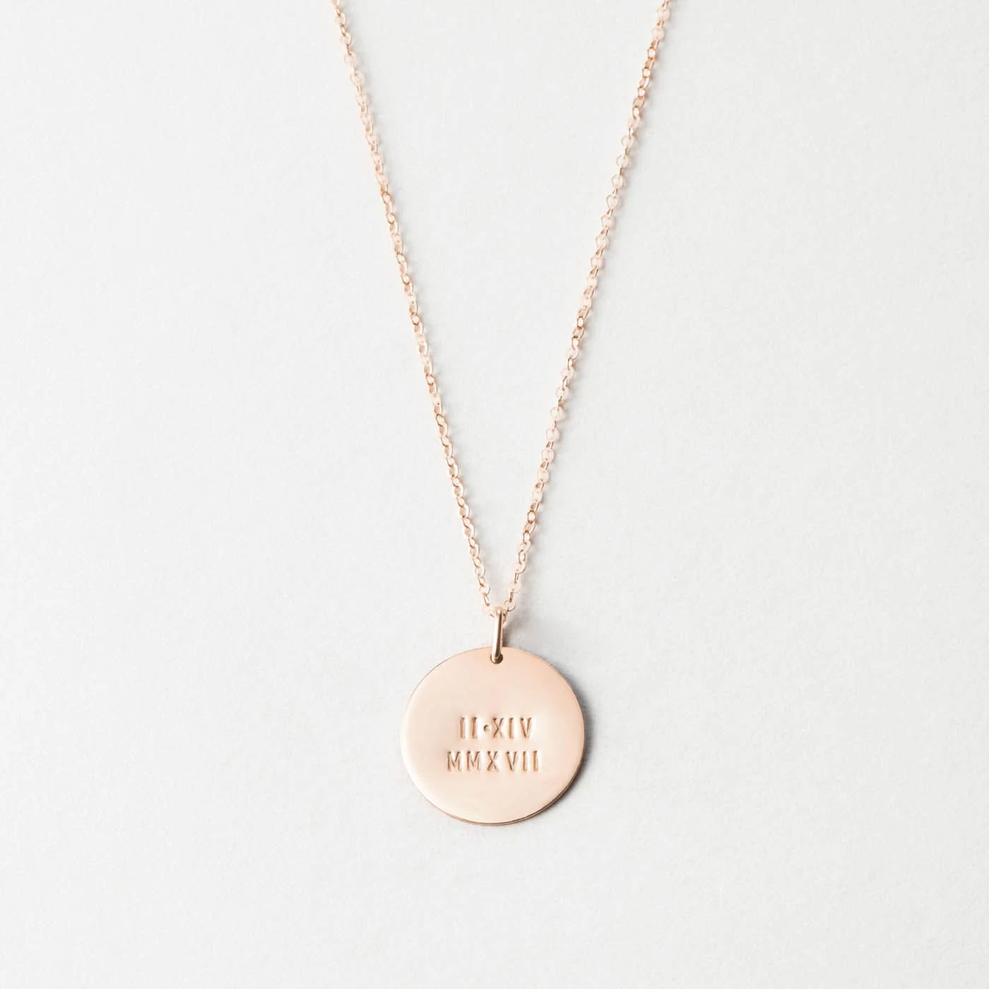 Numerals Disk Necklace 4 Numerals Disk Necklace - Image 2