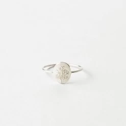 Gldn Shop -Gldn Shop SimpleFloralRingGold SterlingSilver PLPMain
