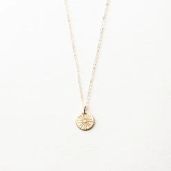 Sun, Moon & Stars Set -Gldn Shop SmallGoldSunshineNecklace Gold PLPMain min