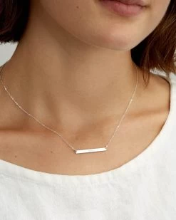 Getty Necklace -Gldn Shop SmallNameBarNecklace 5