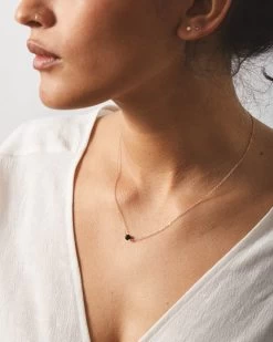 Solo Gemstone Necklace 16 Solo Gemstone Necklace -Gldn Shop SoloGemstoneBirthstoneNecklace PLPHover