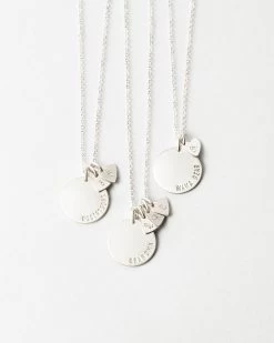 Sofia Necklace -Gldn Shop SophiaPersonalizedMotherNecklace Silver PLPMain