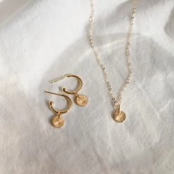 Sia Starburst Huggie Hoops -Gldn Shop StarburstDangleHoops 3