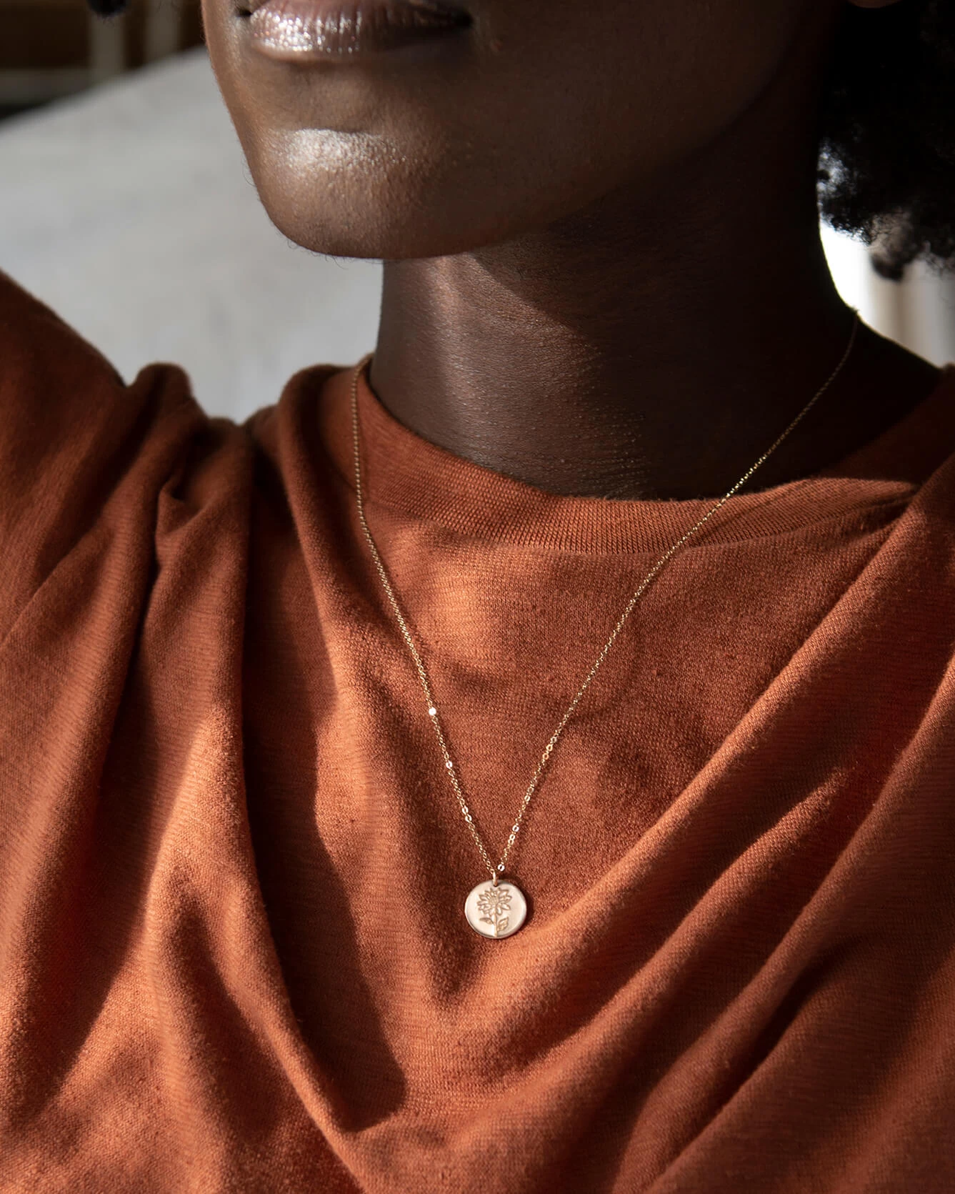 Sunflower Necklace 5 Sunflower Necklace - Image 3