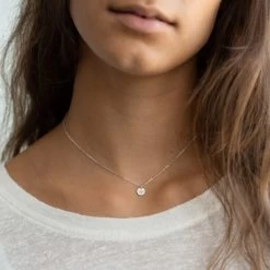 Evil Eye Necklace 14 Evil Eye Necklace -Gldn Shop TinySimpleEvilEyeNecklace 2