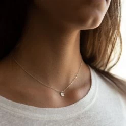 Evil Eye Necklace 12 Evil Eye Necklace -Gldn Shop TinySimpleEvilEyeNecklace PLPHover