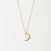 Blank Vollmond Necklace 2 Blank Vollmond Necklace -Gldn Shop VollmondBlankDiskNecklace Gold Smooth PDPMain