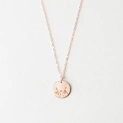 Whatever Necklace -Gldn Shop WhateverHandsSymbolNecklace RoseGold PLPMain