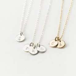 Personalized Yue Necklace -Gldn Shop YueTinyInitialTagNecklace 6