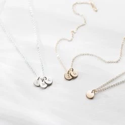 Personalized Yue Necklace -Gldn Shop YueTinyInitialTagNecklace 8