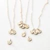 Personalized Yue Necklace -Gldn Shop YueTinyInitialTagNecklace Gold PLPMain