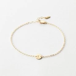 Yuki Bracelet -Gldn Shop YukiInitialDaintyBracelet 2