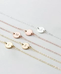 Yuki Necklace -Gldn Shop YukiTinyInitialNecklace PLPHover