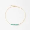 Maia Gemstone Anklet -Gldn Shop anklet gldn 6771