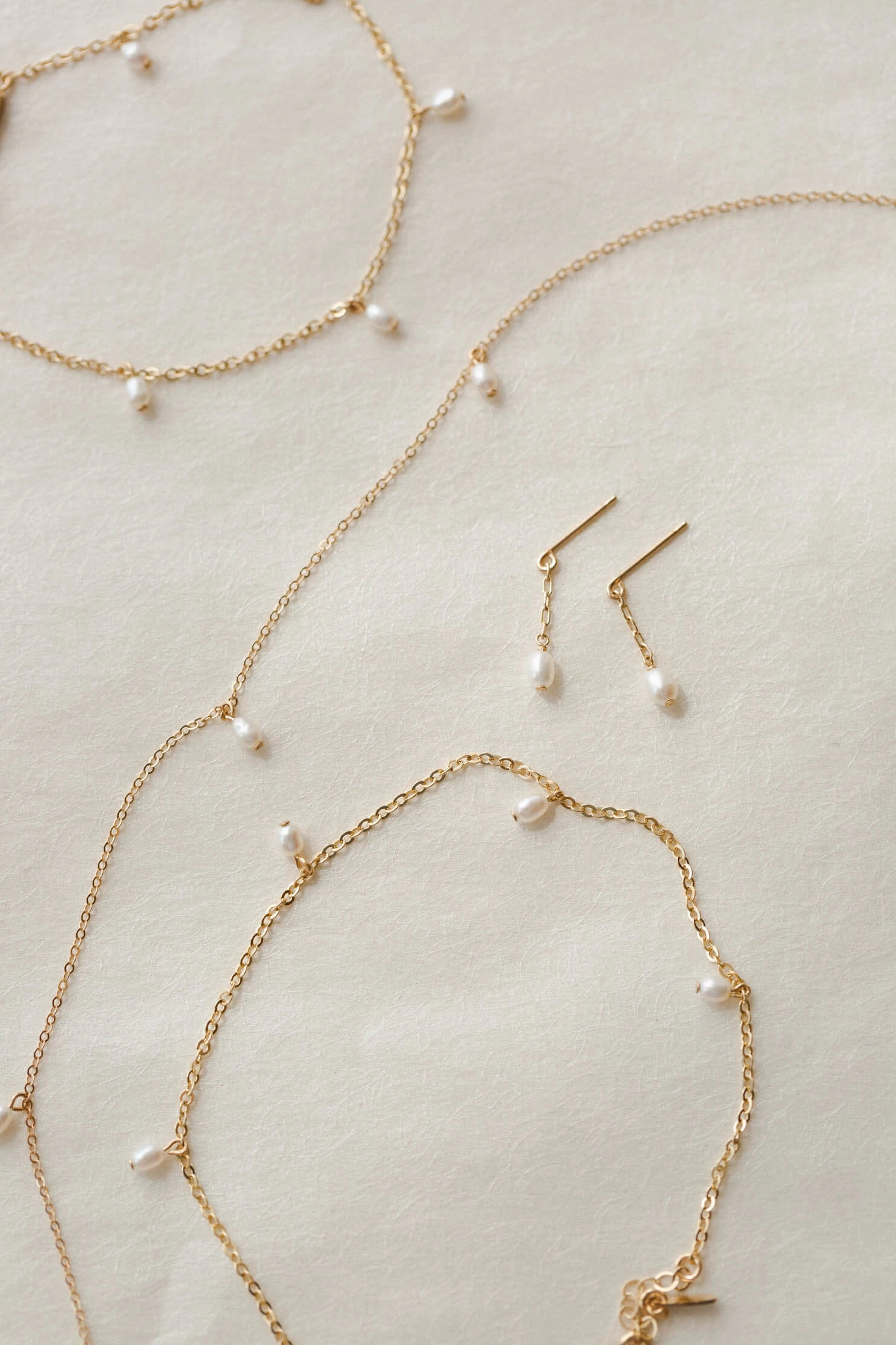 Pearl Droplet Anklet 7 Pearl Droplet Anklet - Image 5