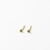 Emerald Green Aura Studs -Gldn Shop aura emerald studs 2