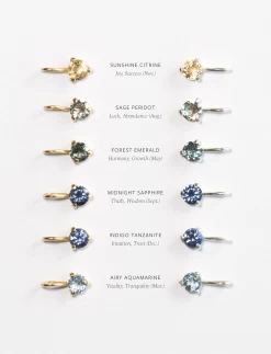 Flora Gemstone Necklace -Gldn Shop aura gemstones cool chart min 1 32ec1381 b382 4b29 9c60 5073f7bd38ee