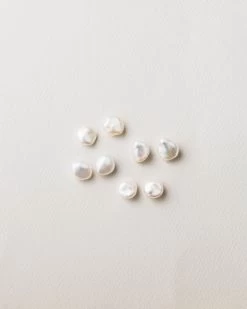 Baroque Pearl Studs -Gldn Shop baroque pearl studs gldn 4