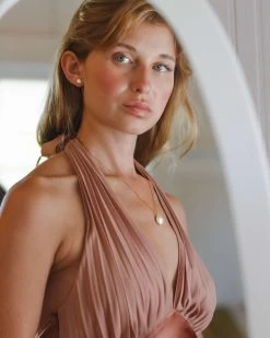 Baroque Pearl Studs -Gldn Shop baroque pearl studs gldn 6