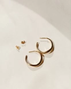 Flow Hoops -Gldn Shop bold gold hoop earrings min
