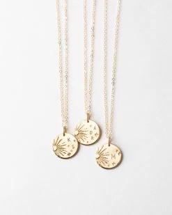 Galaxy Initial Necklace