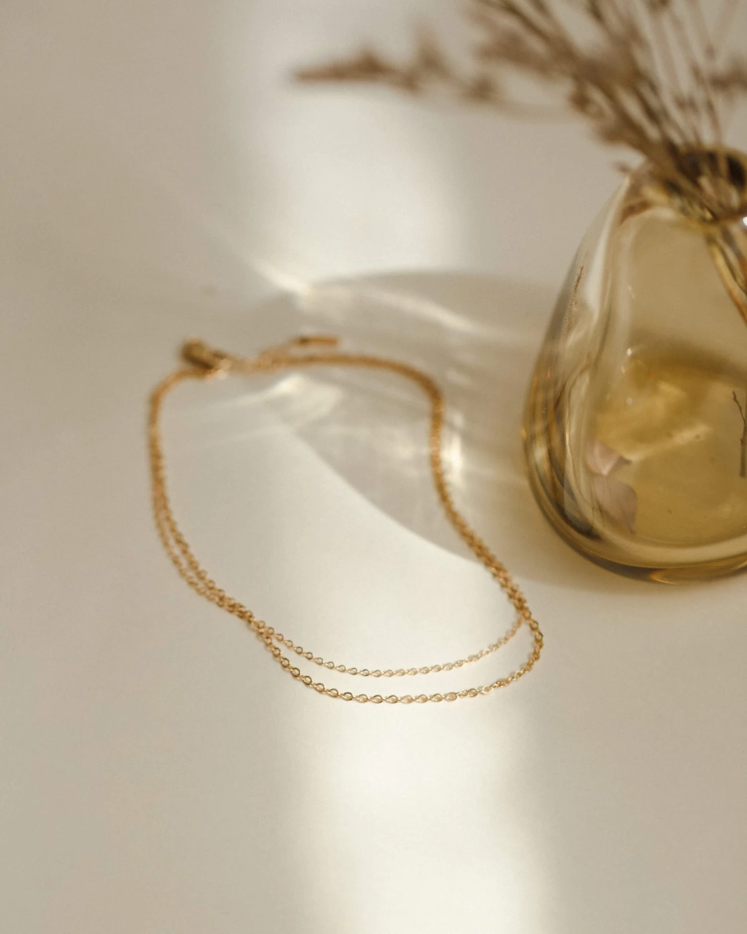 Double Cable Chain Anklet 12 Double Cable Chain Anklet - Image 10